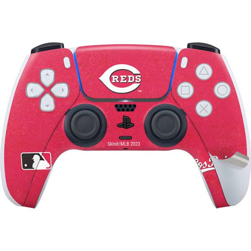 MLB Cincinnati Reds - Solid Distressed PS5 Pro Disk Bundle  Skin